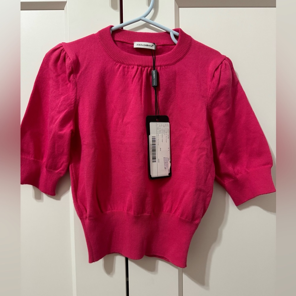 Dolce & Gabbana 3/4 length Sleeves Sweater Girl. Size 5 - Picture 3 of 6